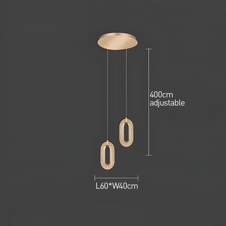 Nordic Modern Zinc Alloy LED Pendant Light For Living Room | Kalsten