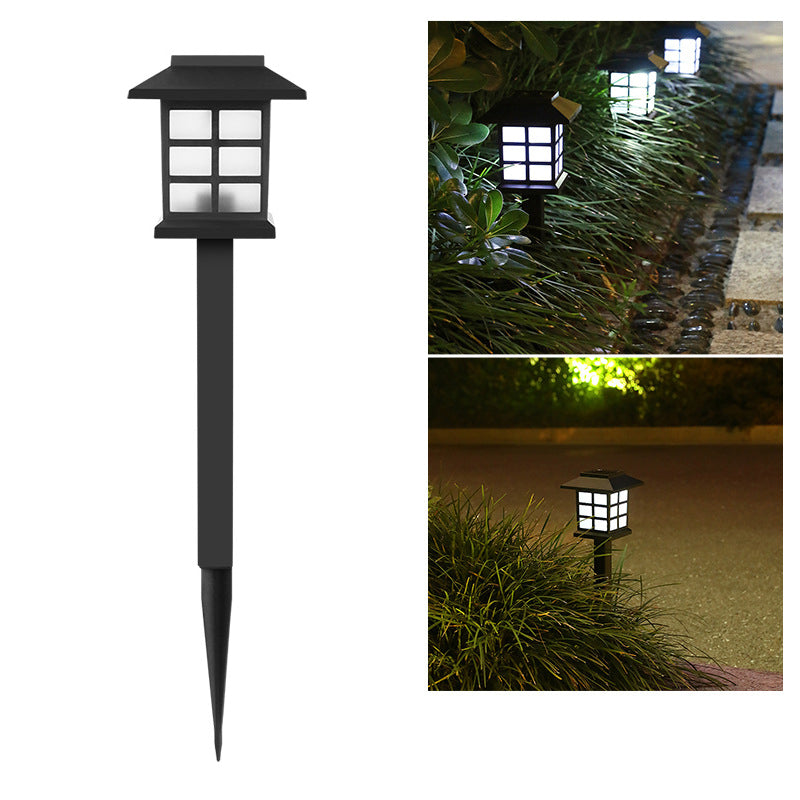 Traditional Rustic Waterproof Solar House ABS LED Outdoor Landscape Light For Garden | Kalsten