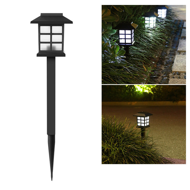 Traditional Rustic Waterproof Solar House ABS LED Outdoor Landscape Light For Garden | Kalsten