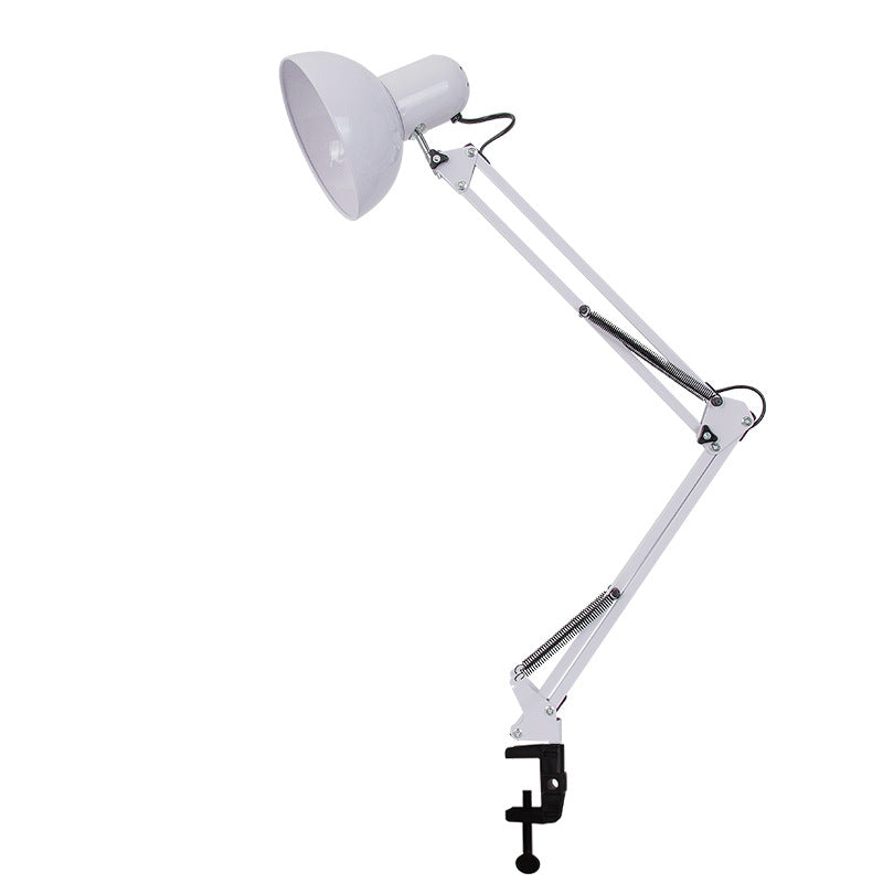 Modern minimalist retractable table lamp with long arm and clip made of ABS with 1 light for the bedroom | Kalsten