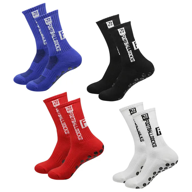 Skanto | 4 Pairs Football Socks Sports Grip Rubber Sole Socks
