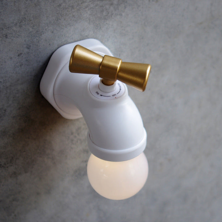 Modern creative faucet ABS PC USB LED night light wall lamp | Kalsten