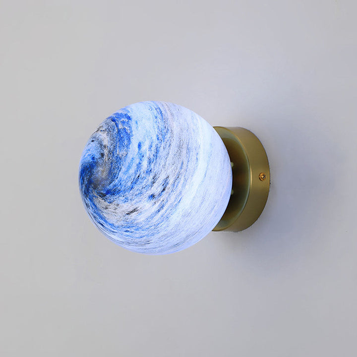 Modern Glass Globe Ceiling Light Kalsten