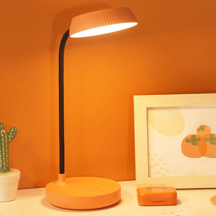 Kalsten | Nordic Minimalist Round Plate LED Touch Eye Protection USB Desk Lamp