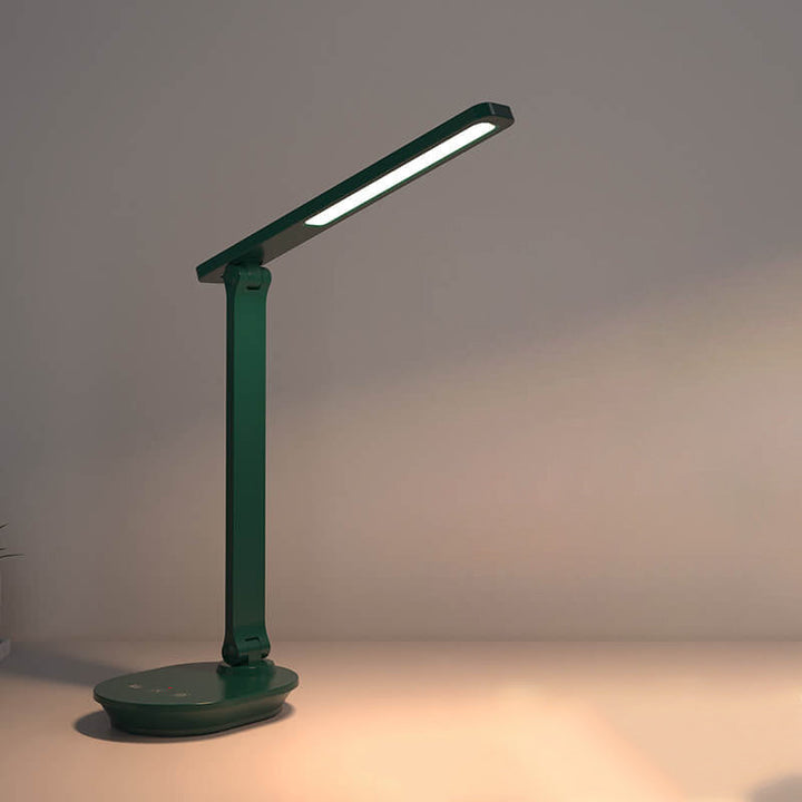 Modern double foldable eye care wireless rechargeable LED desk lamp | Kalsten