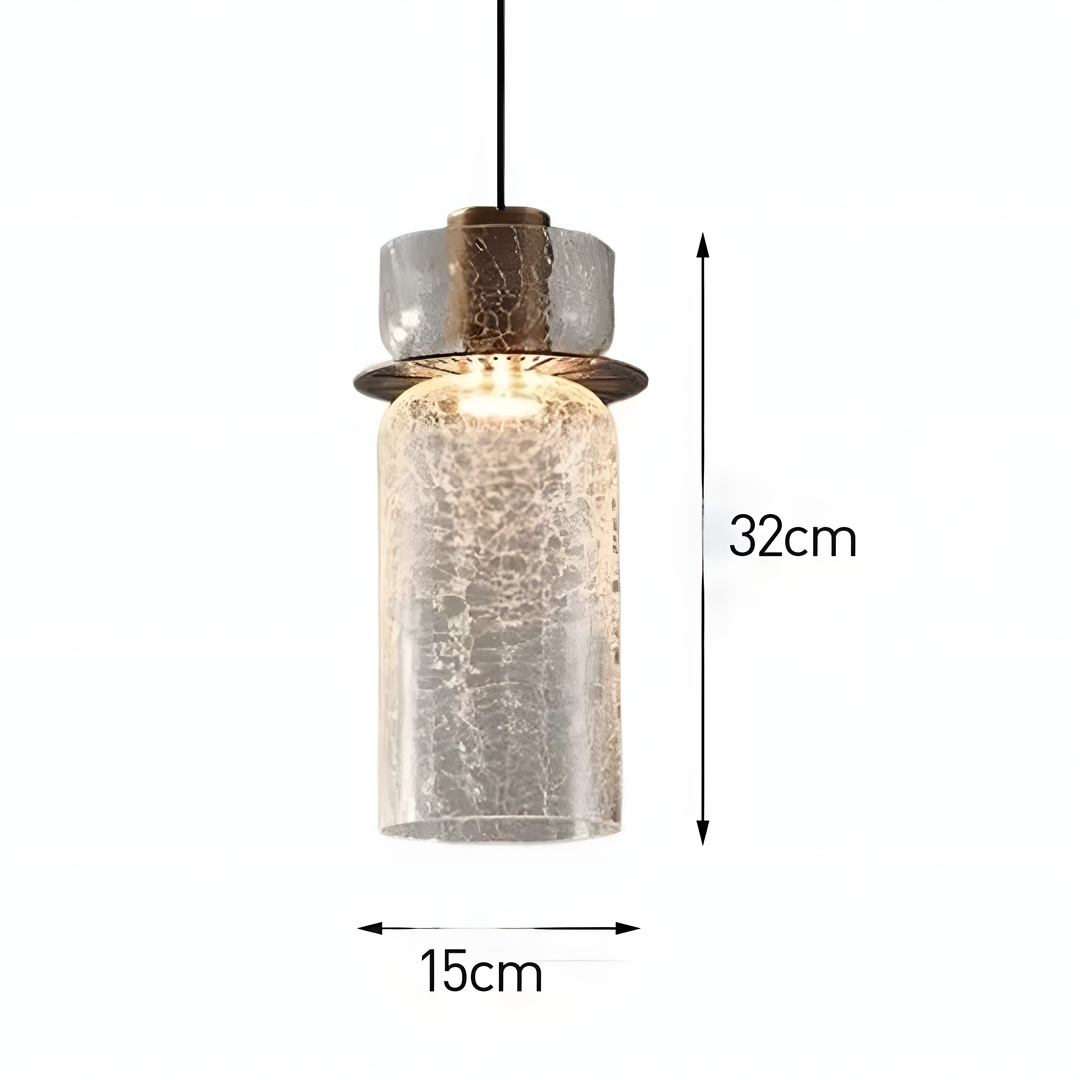 Modern Glass Double Head Pendant Light | Kalsten