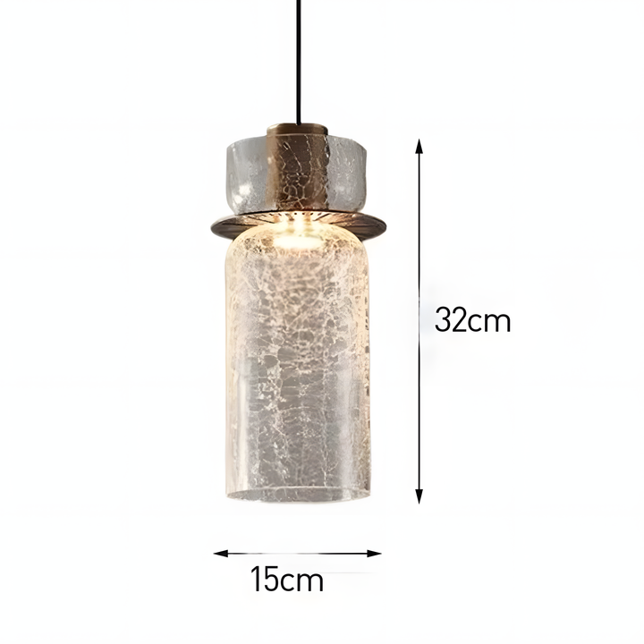 Modern Glass Double Head Pendant Light | Kalsten