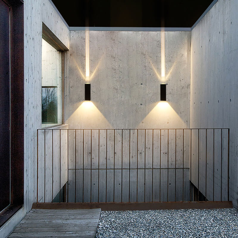 Waterproof Rectangular LED Outdoor Wall Lamp