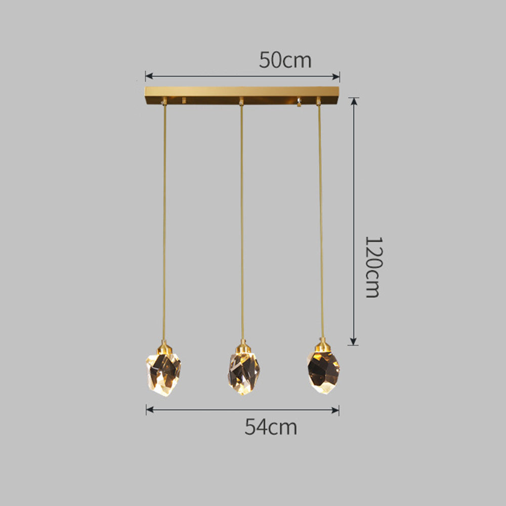 Creative Modern Crystal Gold Raindrop Chandelier | Kalsten