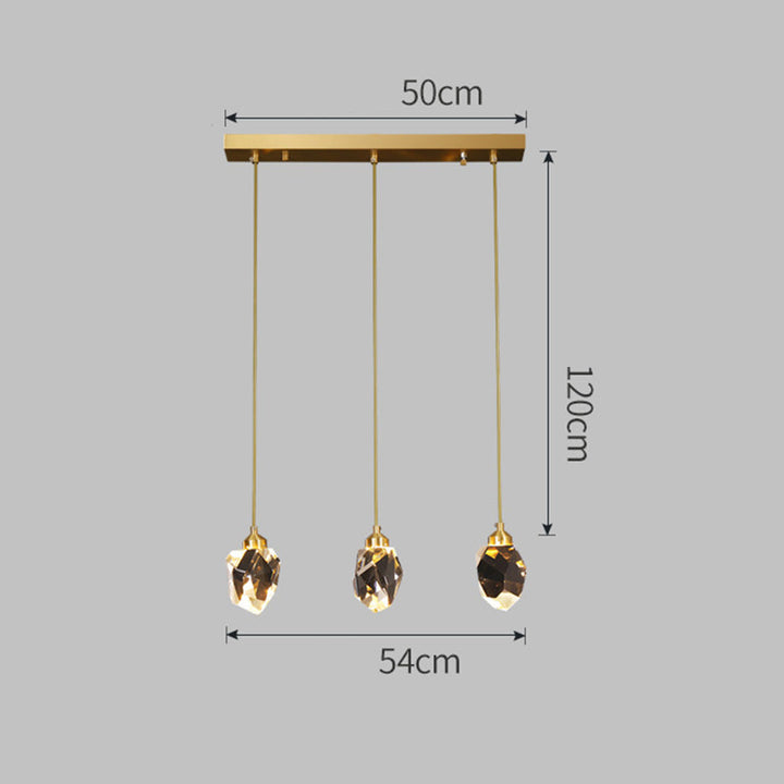 Creative Modern Crystal Gold Raindrop Chandelier | Kalsten