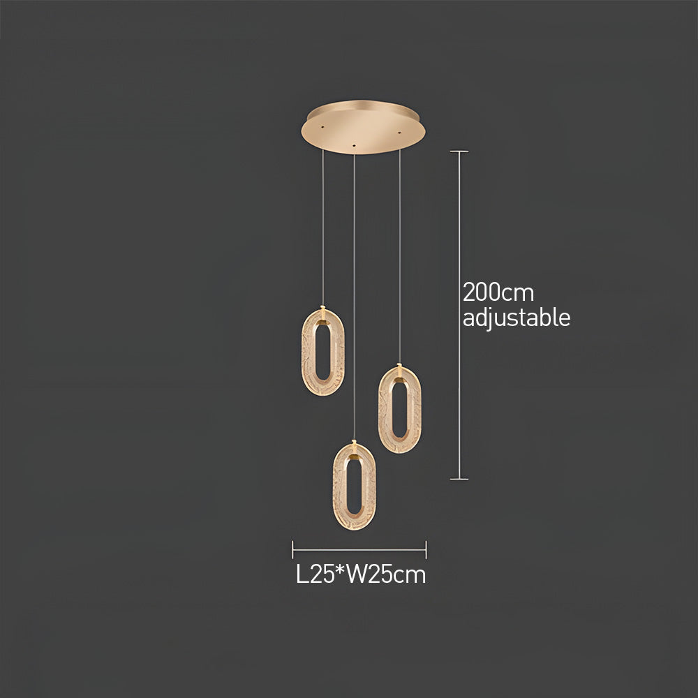 Nordic Modern Zinc Alloy LED Pendant Light For Living Room | Kalsten