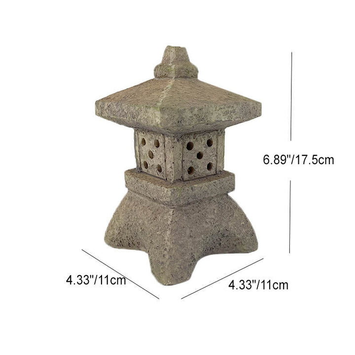 Retro Decorative Solar Tower Resin LED Outdoor Landscape Lighting | Kalsten