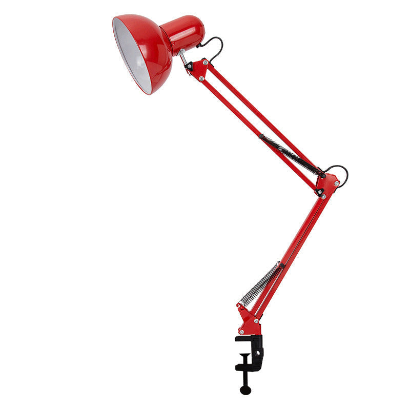 Modern minimalist retractable table lamp with long arm and clip made of ABS with 1 light for the bedroom | Kalsten
