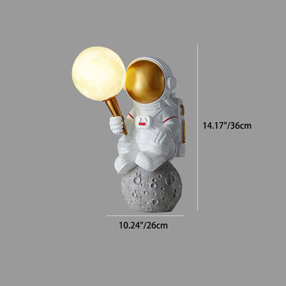 Skanto Skanto | CosmoBuddy Astronaut Wall Lamp | Creative Design | Resin & ABS | LED Bedroom Lamp