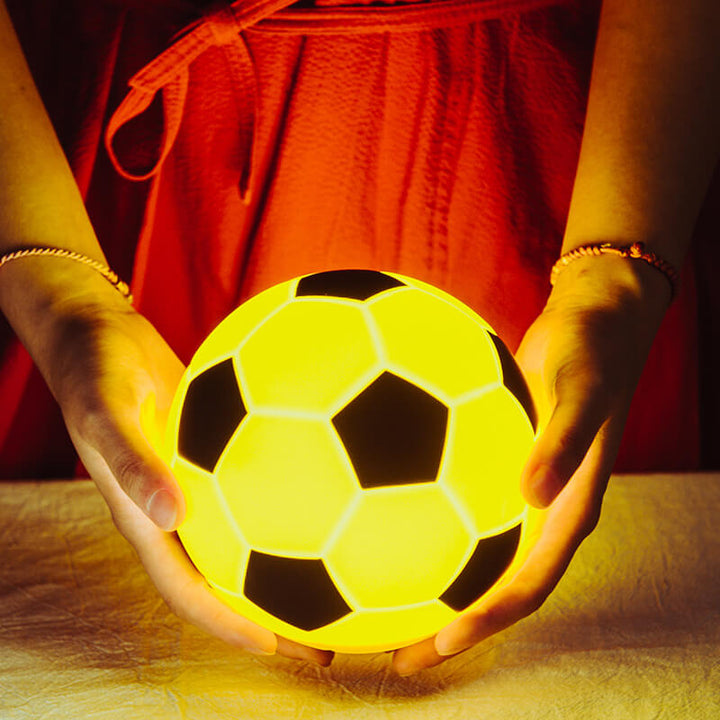 Creative Soccer Silicone LED Night Light USB Charging Table Lamp | Kalsten
