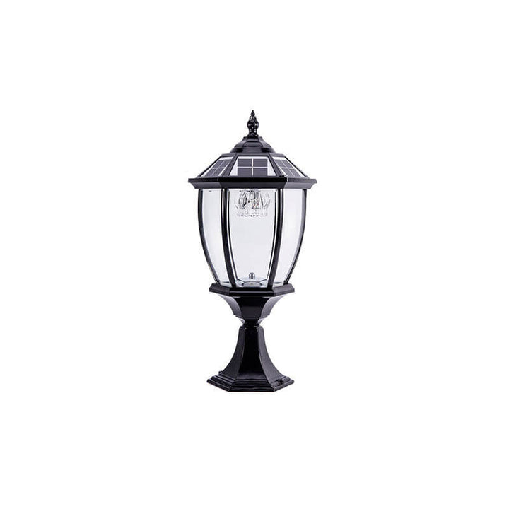 Outdoor Solar Waterproof Aluminum Glass 1-Light Lawn Landscape Light | Kalsten
