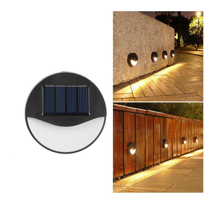 Outdoor Solar Round Square LED Waterproof Patio Step Light | Kalsten