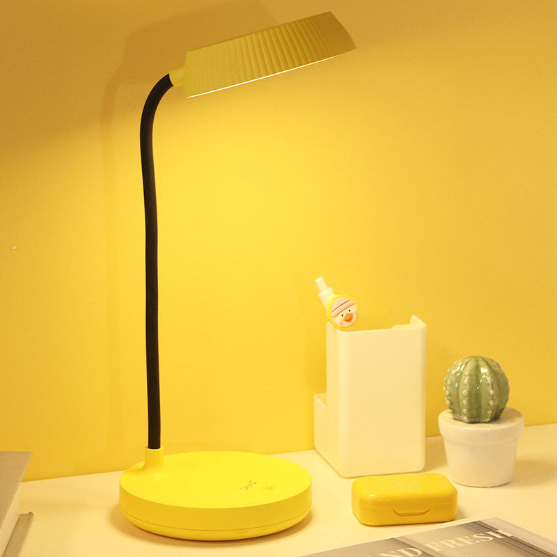 Kalsten | Nordic Minimalist Round Plate LED Touch Eye Protection USB Desk Lamp