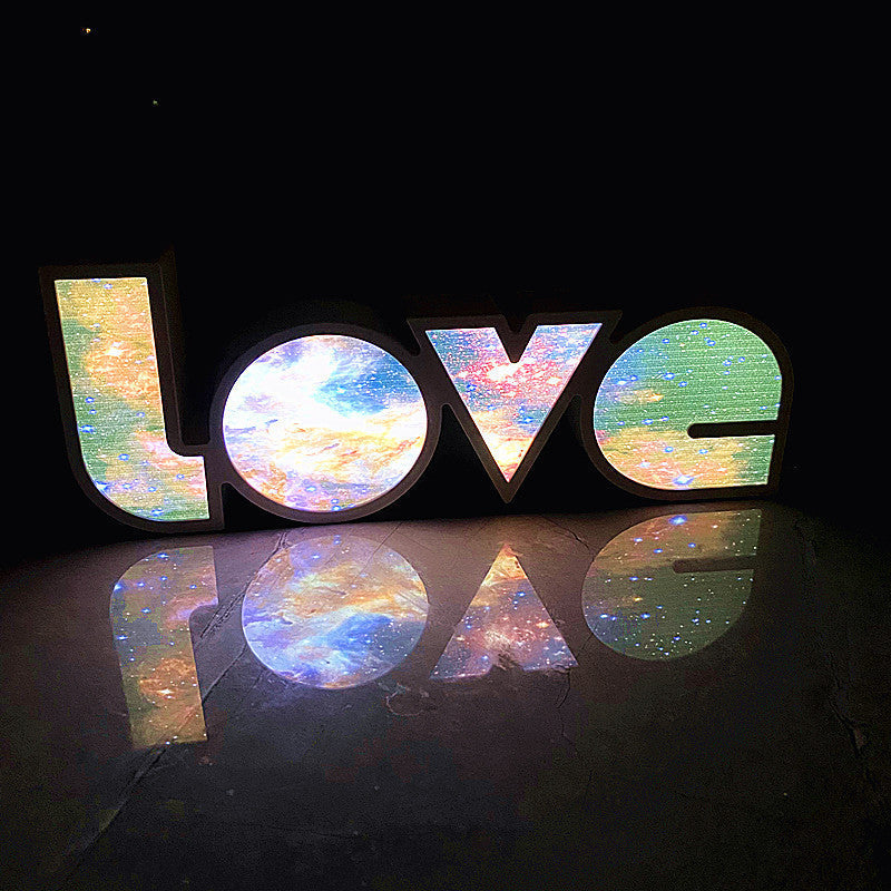 Modern Art Deco waterproof PS LOVE letters LED table lamp for the bedroom | Kalsten