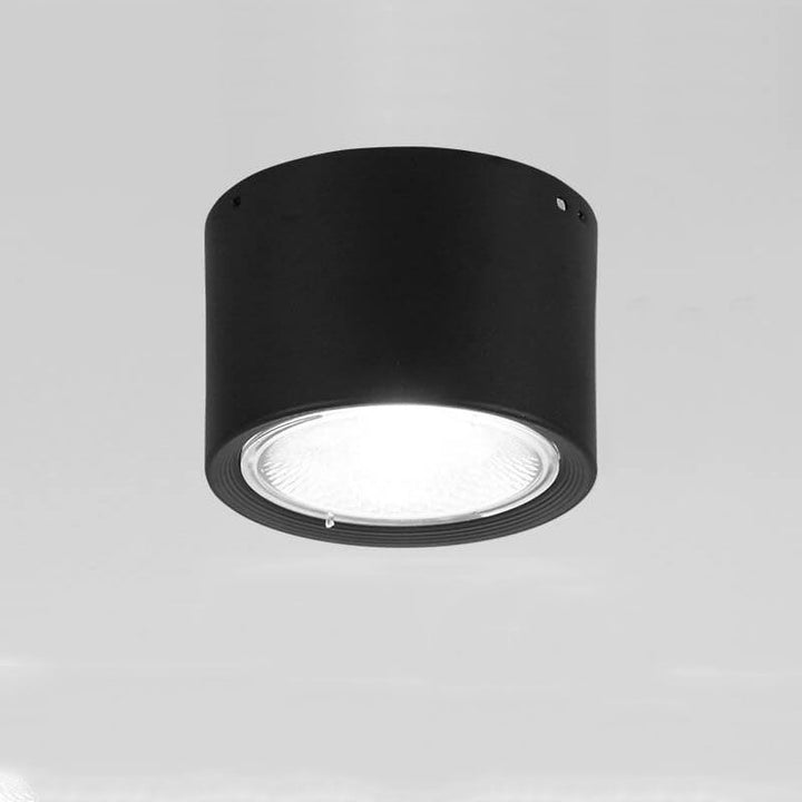 Flush Mount Light Iron 4.7 in 12W White Modern Ceiling Fixture Living Room Bedroom Lighting | Kalsten