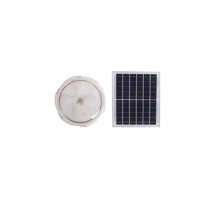 Modern Round Solar LED Remote Control Outdoor Indoor Flush Mount Lighting | Kalsten