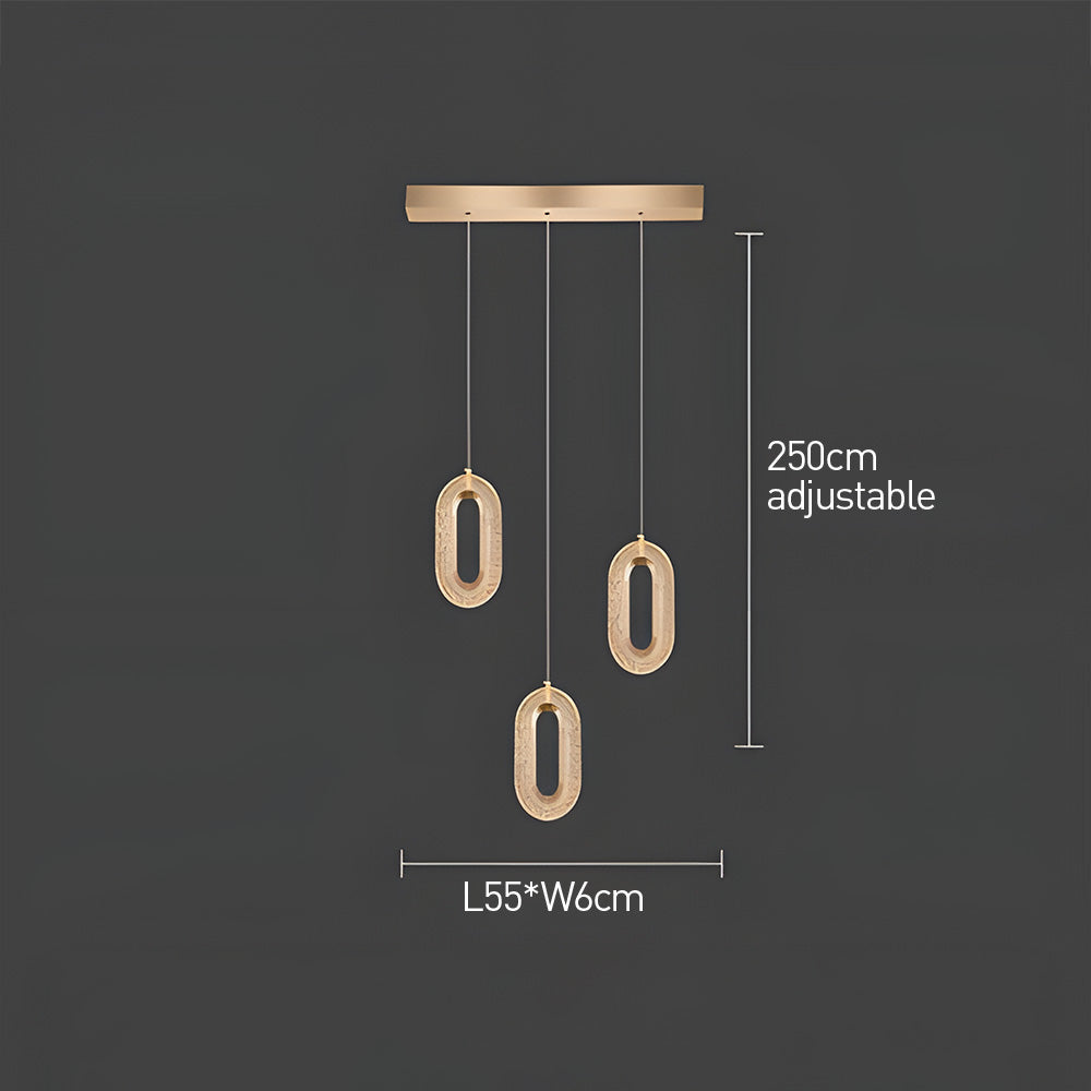 Nordic Modern Zinc Alloy LED Pendant Light For Living Room | Kalsten