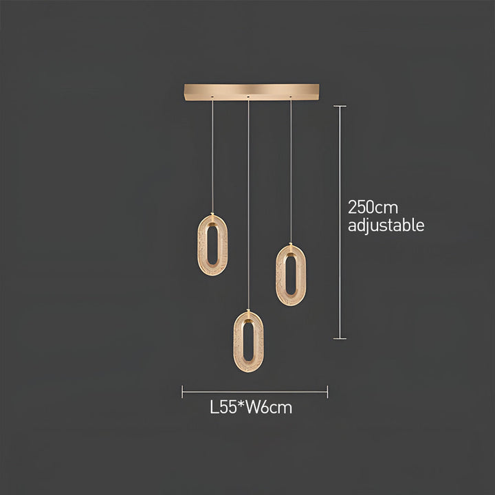 Nordic Modern Zinc Alloy LED Pendant Light For Living Room | Kalsten