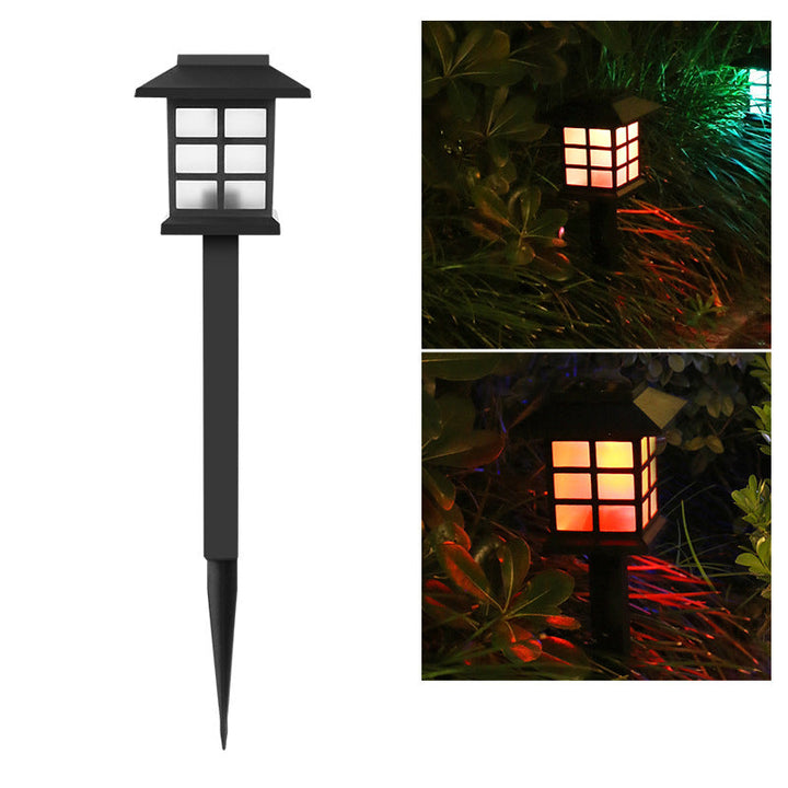 Traditional Rustic Waterproof Solar House ABS LED Outdoor Landscape Light For Garden | Kalsten