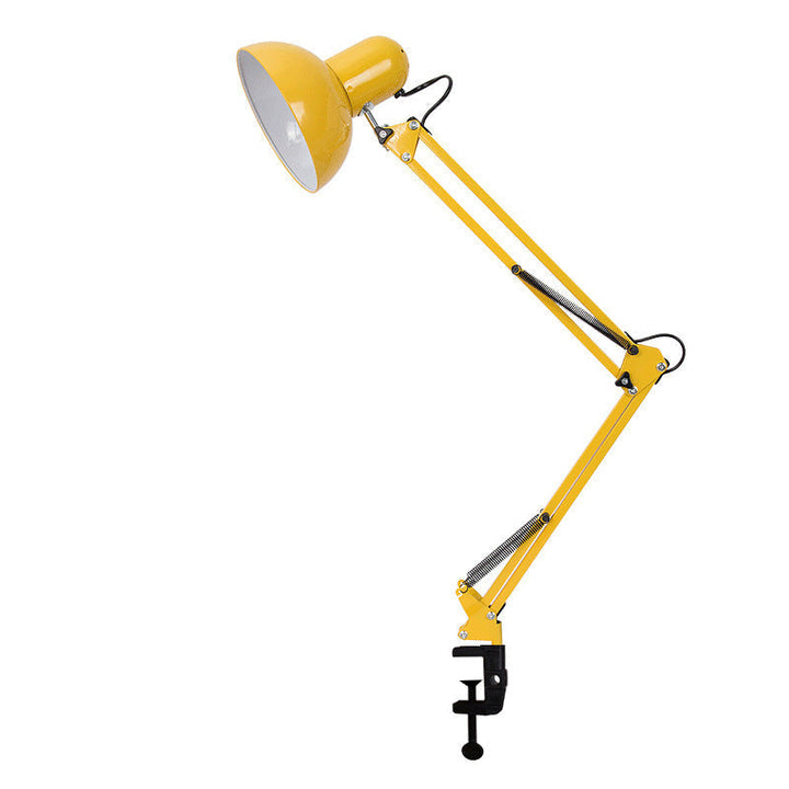 Modern minimalist retractable table lamp with long arm and clip made of ABS with 1 light for the bedroom | Kalsten