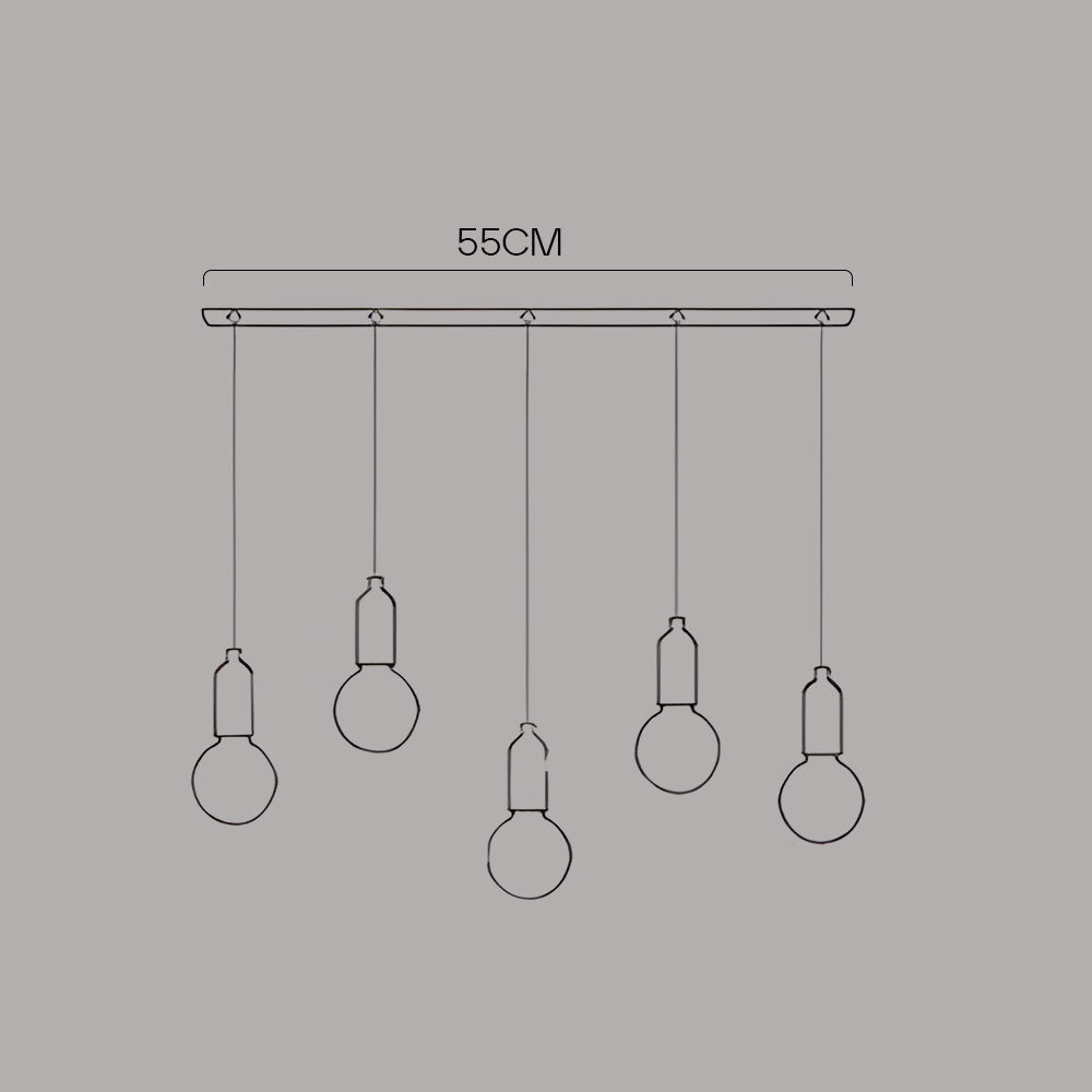 Modern LED Glass Pendant Lights For Living Room | Kalsten