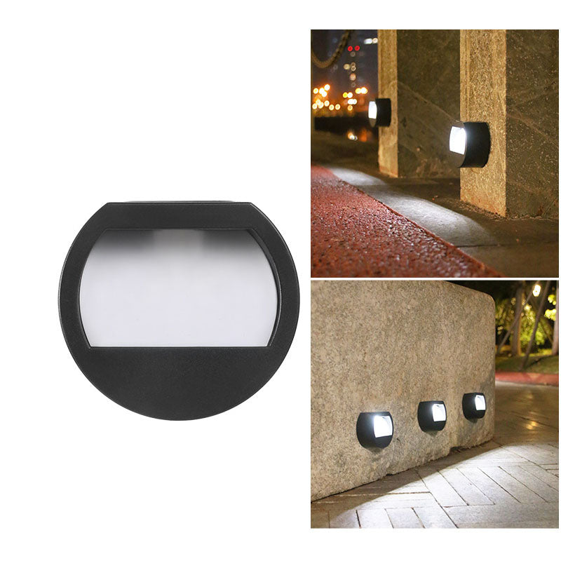 Outdoor Solar Round Square LED Waterproof Patio Step Light | Kalsten