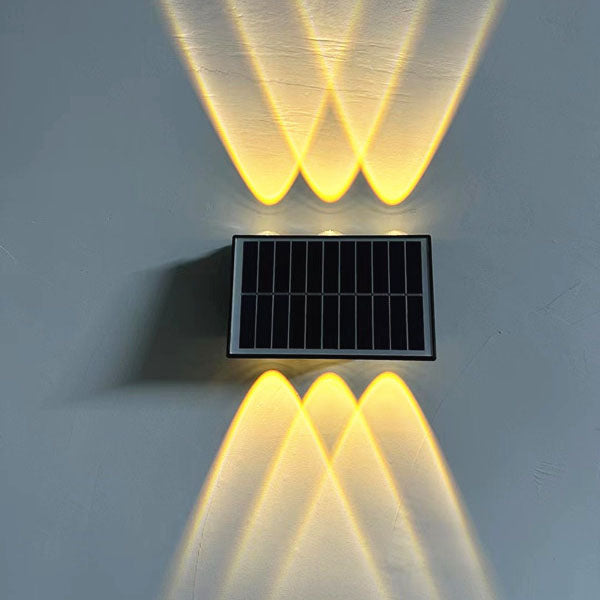 Contemporary Industrial Solar Waterproof ABS Column LED Wall Sconce Lamp For Outdoor Patio | Kalsten