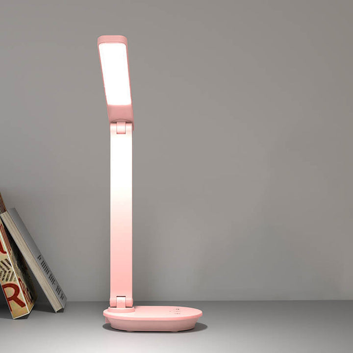 Modern Double Folding Eye Care Wireless Rechargeable LED Desk Lamp | Kalsten