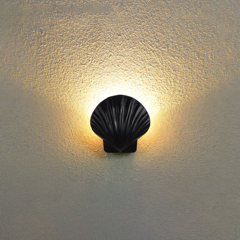Outdoor Creative Shell Design Aluminum LED Waterproof Wall Sconce Lamp | Kalsten