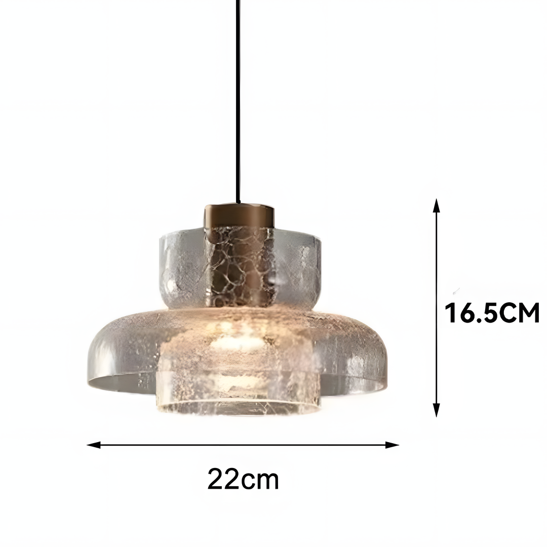 Modern Glass Double Head Pendant Light | Kalsten
