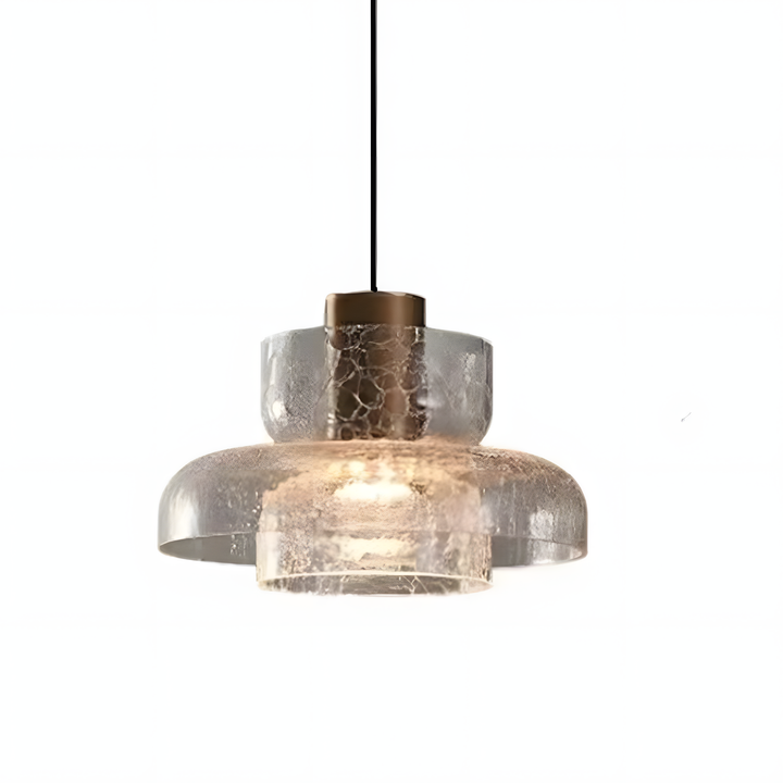 Modern Glass Double Head Pendant Light | Kalsten