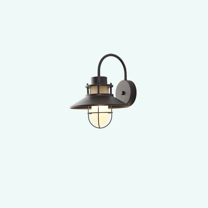 Outdoor Waterproof Iron Body 1-Light Outdoor Wall Sconce Lamp | Kalsten