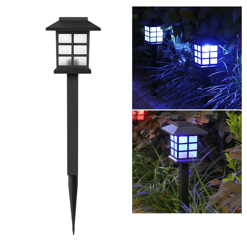 Traditional Rustic Waterproof Solar House ABS LED Outdoor Landscape Light For Garden | Kalsten