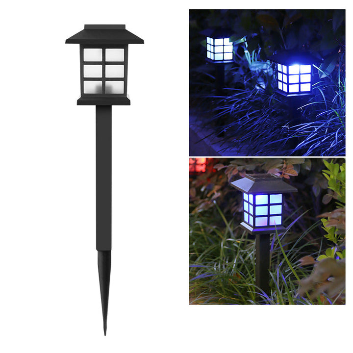 Traditional Rustic Waterproof Solar House ABS LED Outdoor Landscape Light For Garden | Kalsten