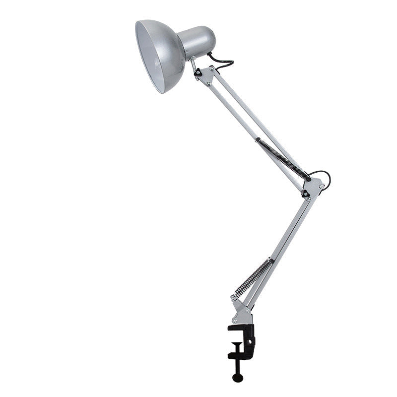 Modern minimalist retractable table lamp with long arm and clip made of ABS with 1 light for the bedroom | Kalsten