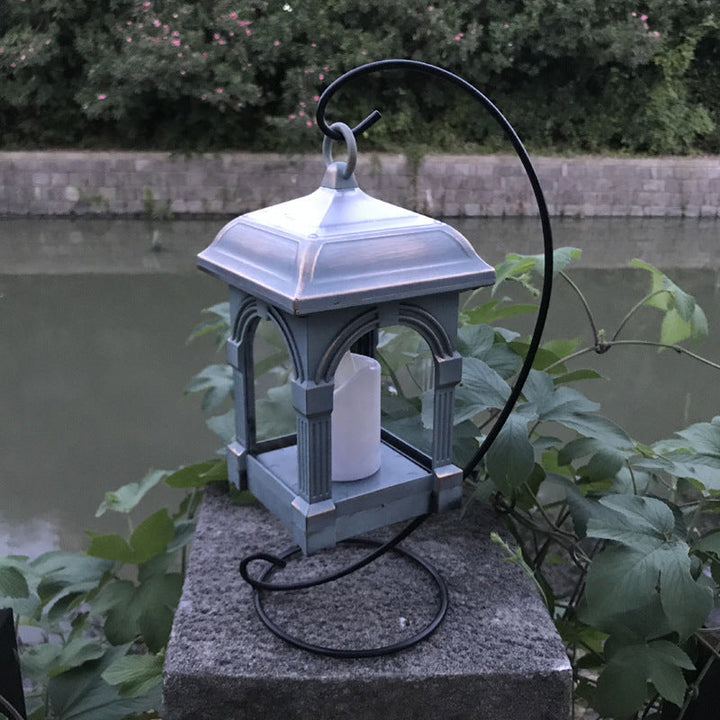 Traditional European Solar Waterproof House Cubic Plastic LED Landscape Lighting Outdoor Light For Garden | Kalsten