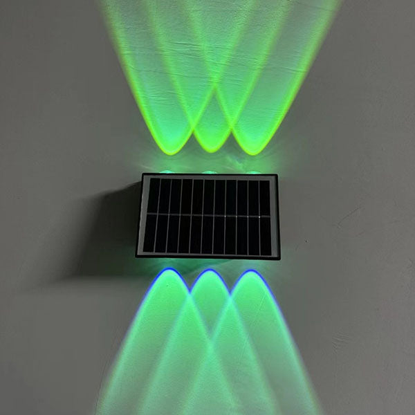 Contemporary Industrial Solar Waterproof ABS Column LED Wall Sconce Lamp For Outdoor Patio | Kalsten