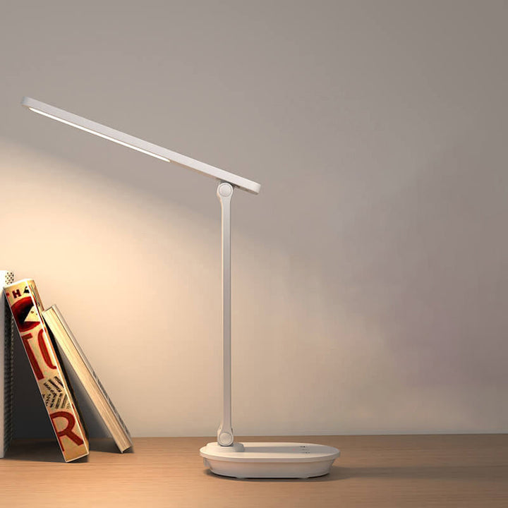 Modern double foldable eye care wireless rechargeable LED desk lamp | Kalsten