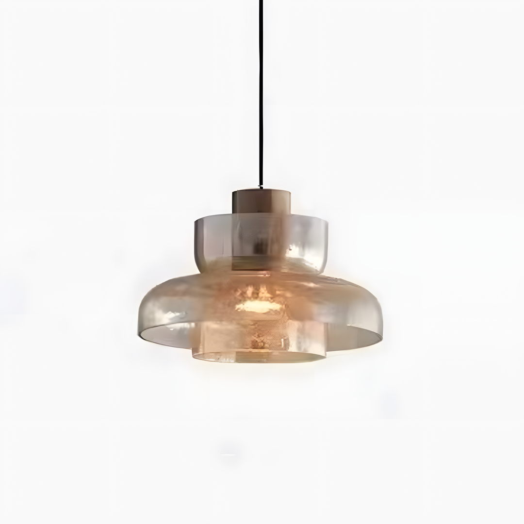 Modern Glass Double Head Pendant Light | Kalsten
