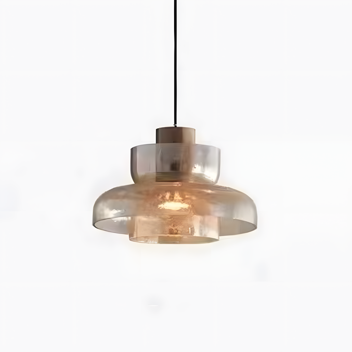 Modern Glass Double Head Pendant Light | Kalsten