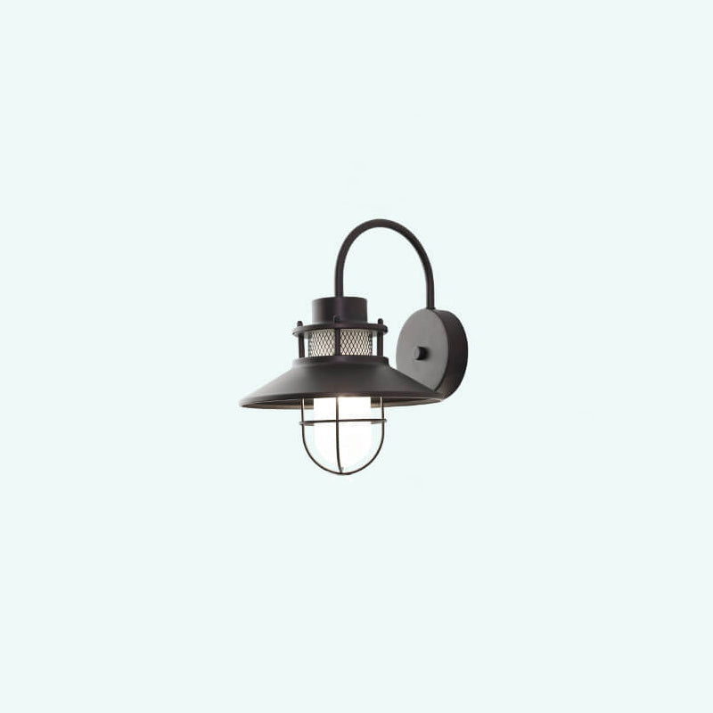 Outdoor Waterproof Iron Body 1-Light Outdoor Wall Sconce Lamp | Kalsten