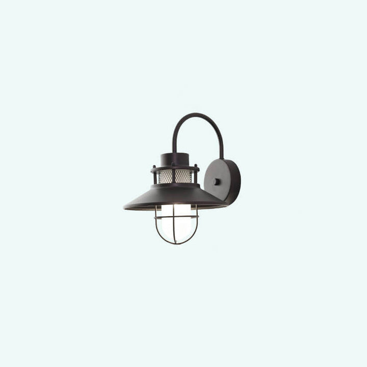 Outdoor Waterproof Iron Body 1-Light Outdoor Wall Sconce Lamp | Kalsten