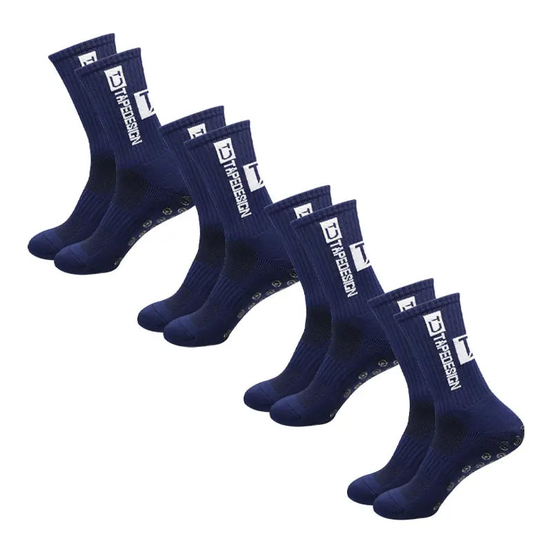 Skanto | 4 Pairs Football Socks Sports Grip Rubber Sole Socks