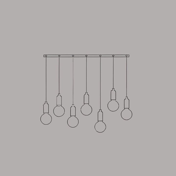 Modern LED Glass Pendant Lights For Living Room | Kalsten
