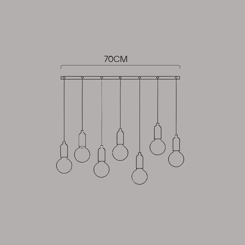 Modern LED Glass Pendant Lights For Living Room | Kalsten